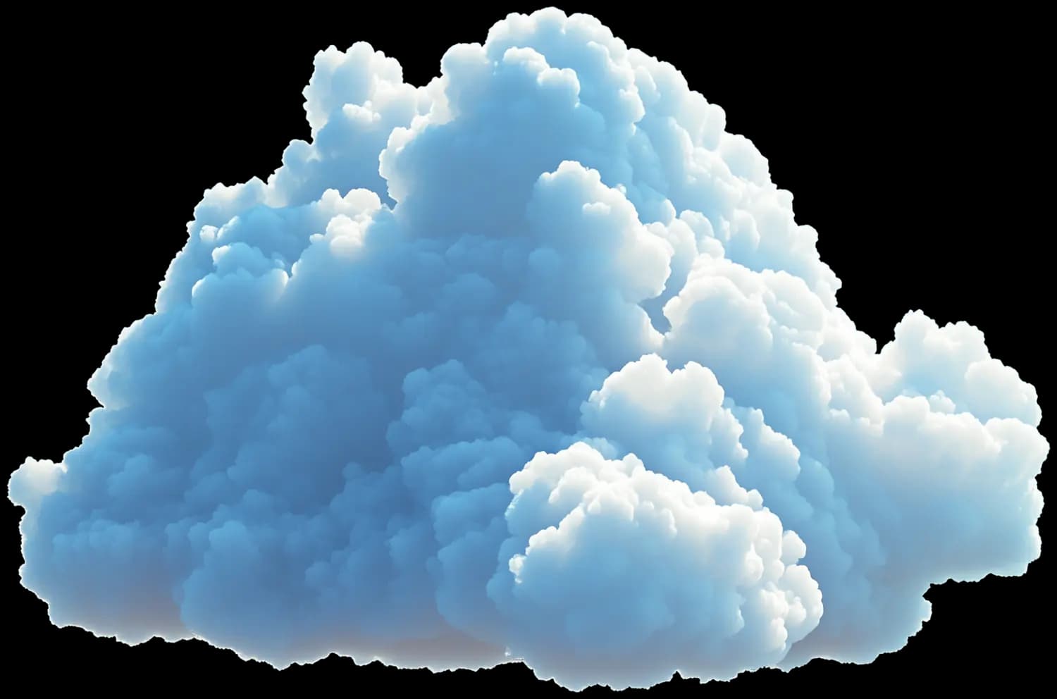 3D cloud symbolizing scalable website infrastructure